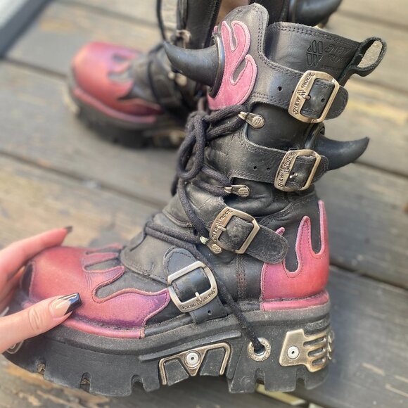 RARE New Rock reactor boots - Picture 1 of 7